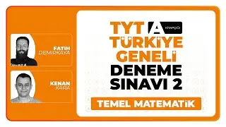 3D Türkiye Geneli Deneme Sınavı 2 - TYT - A Kitapçığı Matematik Soru Çözümleri
