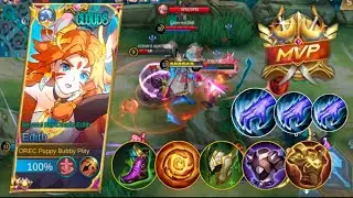 EDITH JUNGLE BUILD GLOBAL 🤔😱🔥|| EDITH BEST BUILD AND EMBLEM 2023 (MLBB)