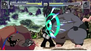(M.U.G.E.N Request) Hyper Neo Kamek and Symbiote Super Mario vs Lardo Rat And Julian Hippo