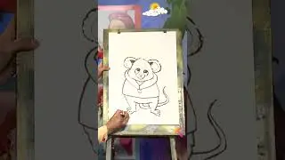 We create a Cartoon character Mouse❤️ 