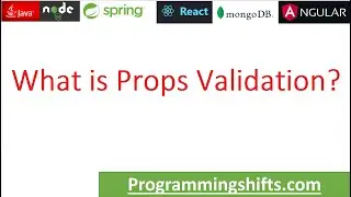 Props type validation