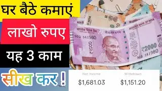 3 तरीके घर से ही पैसे कैसे कमाएं ? How To Earn Money From Home During Lockdown? HINDI