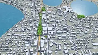 Winter Haven city Florida USA 3d model 25km