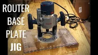 router base plate JIG