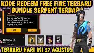 KODE REDEEM FF!! KODE REDEEM FREE FIRE TERBARU 27 Agustus 2024 HARI INI‼️