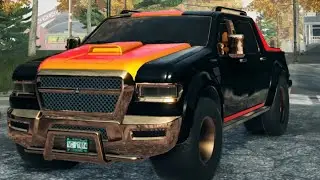 the saints CUSTOM CAR (MAD GOLD PICKUP)! - Saints Row The Third Remastered