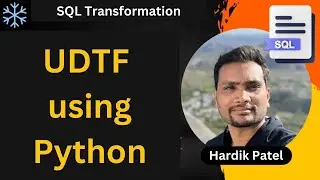 UDTF (User-defined table function) using Python  
