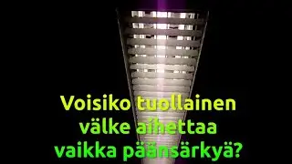 Oletko koskaan katsonut loisteputkivaloa kameran kautta?