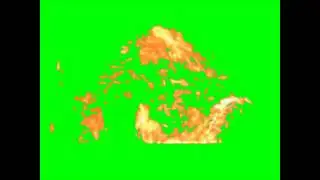 Flamethrower  - Animated Green Screen