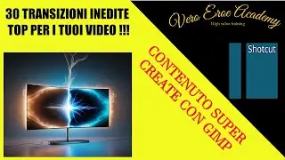 30 TRANSIZIONI INEDITE PER SHOTCUT E DA VINCI RESOLVE