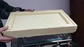 Изготовление формы для отлива ульев из ППУ. Часть 5. Крышка для шестирамочника.