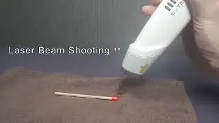 Fire a match with a $ 100,000 medical laser !!!