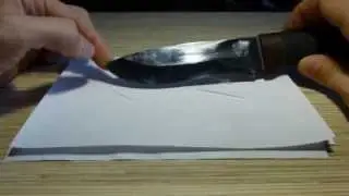 Нож после заточки 2 Туристический