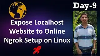 How to Install & Setup Ngrok on Linux | Expose Localhost website to Internet with AUTH token