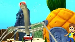 THOMAS.EXE VISITS SPONGEBOB’S HOUSE IN GARRYS MOD ! || Garys Mod Gameplay || Konas2002