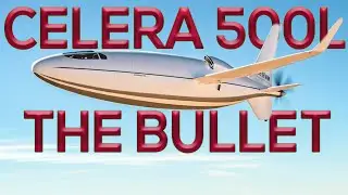 Advanced new bullet shaped plane | futuristic plane concept | Celera 500l aircraft