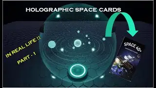 Holographic space cards in REAL LIFE !!! Unboxing and review of space 4D cards