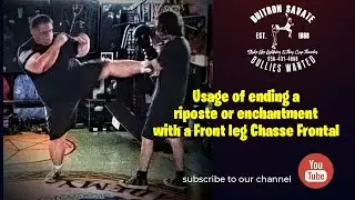 Buitron Academy: Usage of ending a riposte or enchantment with a Front leg Chasse Frontal