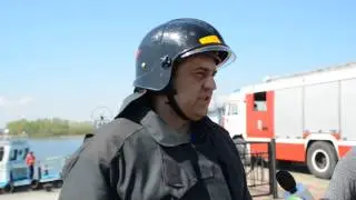 Учения в речном порту
