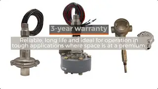United Electrics 12 Series SIL 2, 316 SS, Pressure, Differential Pressure & Temperature Switches