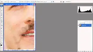 how to remove beard in Adobe Photoshop
