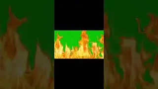 Green Screen Fire | No Copyright | Fire on Green Screen