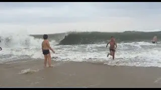 Large Waves At The Atlantic Ocean