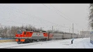 ЭП2к-184 со скорым №11 Чита - Челябинск