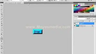 How to make a simple button in Photoshop