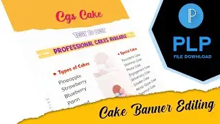 Cack Banner Editing In Mobile phone | Cake Shop Banner Editing | cgs creative