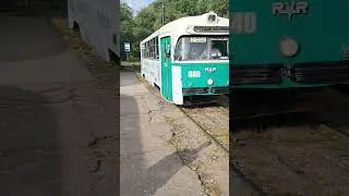 Трамвай РВЗ-6. Хабаровск. Остановка Центральный рынок. 
