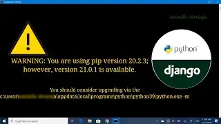 WARNING: You are using pip version 20.2.3; however, version 21.0.1 is available | tamil