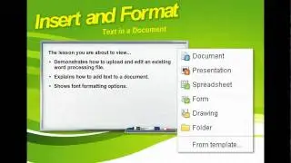 Google Documents - Insert and Format Text in a Document - Google Tools