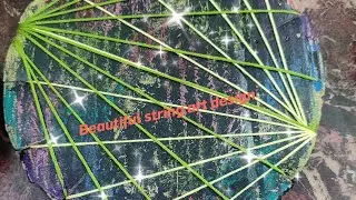 Beautiful string art design/ amazing art