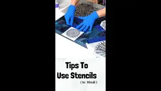 How to Use Stencils |Tips to Use Stencils | #stencilart #somethingartistic