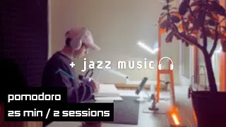 Study with me | 1-HOUR  | JAZZ MUSIC 🎧