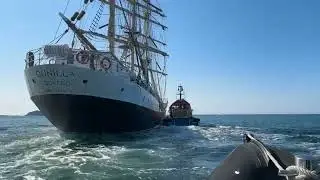 Just another day at work...Tall Ship GUNILLA