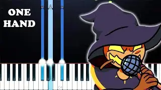 Zardy - Friday Night Funkin' (One Hand Piano Tutorial)