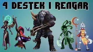 4 DESTEK 1 RENGAR  | Rengar Montage | Godlike Jungler