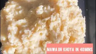 How to make mawa at home | Khoya recipe in 40 mins | Authentic mawa recipe|Laachedar mawa| ByNirmala