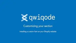 How to install custom fonts on your Shopify website
