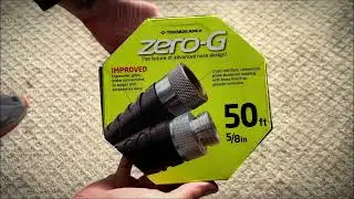 zero-G 5/8 in. D X 50 ft. L Black Aluminum Garden Hose