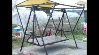Качели. Садовые качели своими руками