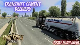 Euro Truck Simulator 2 | TRANSINET CEMENT AKA  AMBUJA CEMENT | NO COMMENTARY | 4k 60fps gameplay