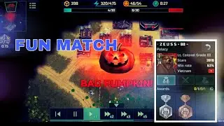 vs ZEUS -88-  | TOURNAMENT PUMPKIN MADNESS | FUN MATCH #artofwar3 #geargames #NirajOP