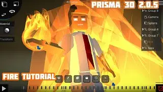 Prisma 3D can simulate Fire🔥 : Prisma 3D tutorial 2.0.5