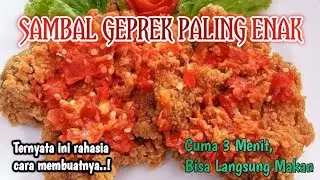 Sambal Geprek Paling Enak | Resep Sambal Geprek | Sambal Geprek Bensu | Resep Sambal Geprek Enak