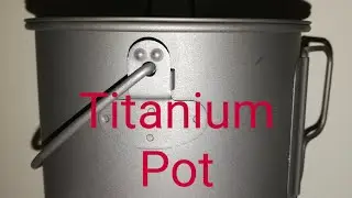 Titanium 1100ml  Pot - Boundless voyage - Lightweight Cookware - Camping Pot - Titanium Cook Pot