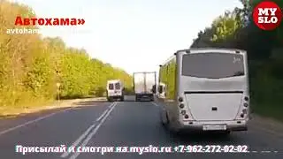 Под Тулой торопливый водитель маршрутки рискнул жизнями пассажиров
