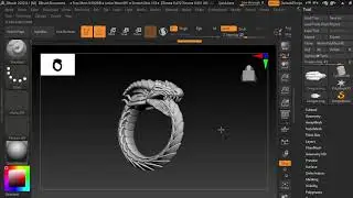 dragon ring  jewelry 3d cad modeling